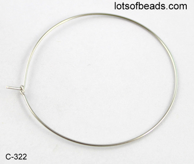 Add a Bead Hoop Earring